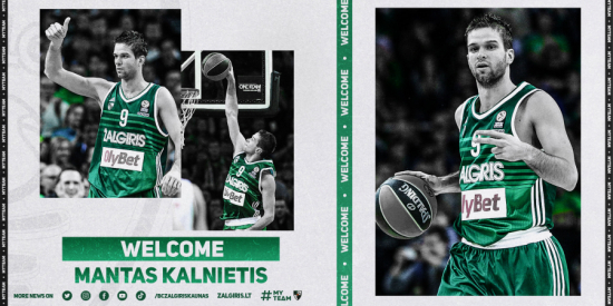 Oficialu: Mantas Kalnietis grįžta į „Žalgirį“