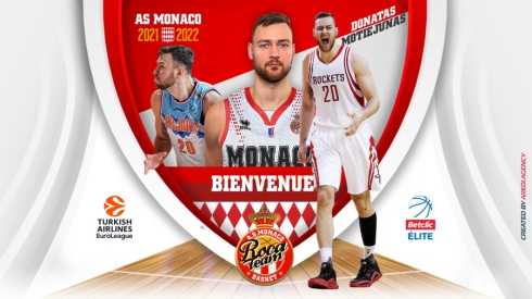 Oficialu: prie „Monaco“ gretų prisijungė į Eurolygą grižęs D. Motiejūnas