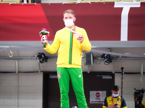 O. Bareikis iškovojo paralimpinį bronzos medalį