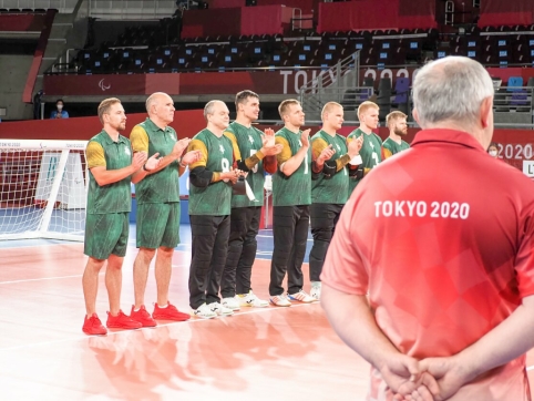 Lietuvos golbolo rinktinė Tokijuje iškovojo bronzos medalius