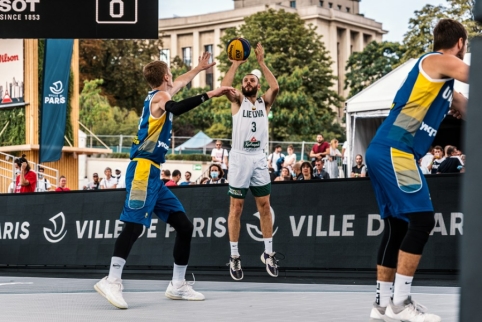 Lietuvos vyrų rinktinė 3x3 Europos krepšinio čempionate prasibrovė į finalą (Atnaujinta)
