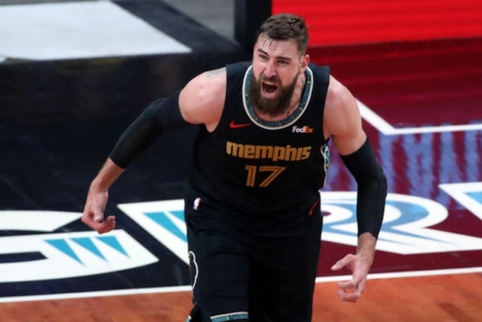 Karjeros sezoną sužaidęs J. Valančiūnas grįžo į ESPN geriausių NBA žaidėjų šimtuką
