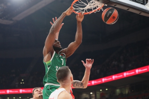 Kauno „Žalgiris“ patyrė pralaimėjimą ir Belgrade