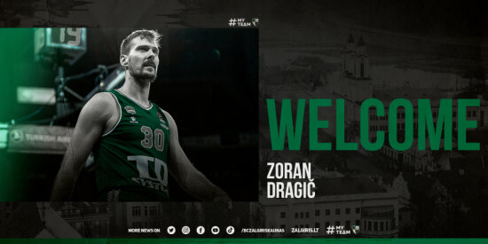 Oficialu: Z. Dragičius jungiasi prie „Žalgirio“ gretų