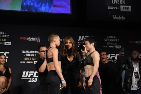 Didžioji UFC naktis: Covington–Usman, Namajunas–Zhang – kovų laikas ir kovotojų komentarai