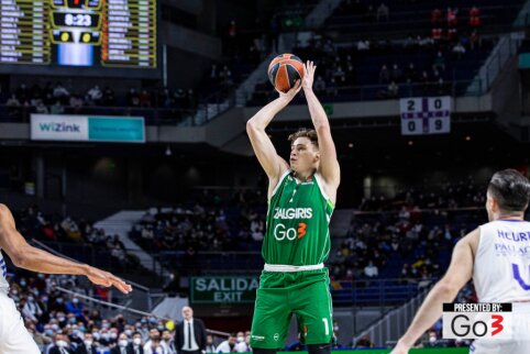 Charakterį demonstravęs Kauno „Žalgiris“ krito prieš Madrido „Real“