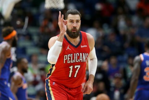 J. Valančiūnas smeigė 5 tritaškius ir atvedė „Pelicans“ į pergalę