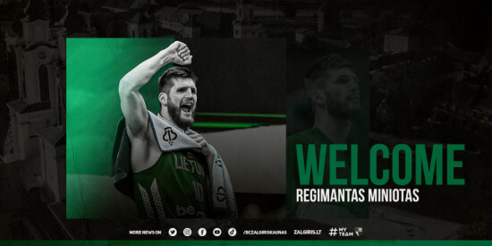 Oficialu: R. Miniotas jungiasi prie „Žalgirio“ gretų