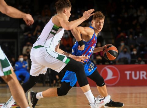„Žalgiris“ išvykoje neturėjo šansų prieš R. Jokubaičio vedamą „Barcą“