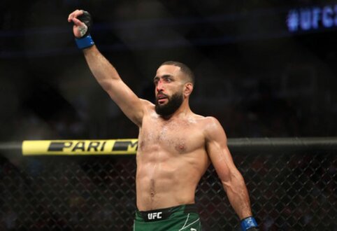 „UFC Fight Night“: B. Muhammadas įveikė V. Luque ir iškvietė į kovą C. Covingtoną