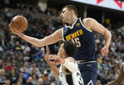 ikisezoninėse rungtynėse J. Valančiūnas su „Nuggets“ pranoko „Raptors“