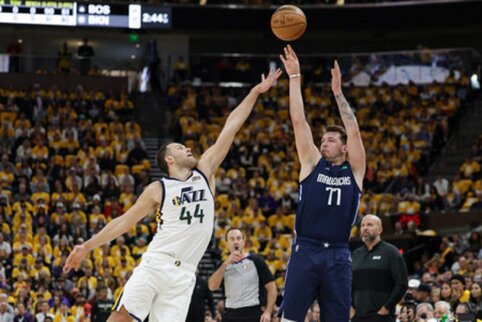 Sugrįžęs Dončičius neišgelbėjo: paskutinę minutę „Mavericks“ pralaimėjo ketvirtąjį serijos mačą prieš „Jazz“