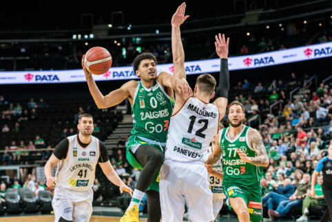 Antroje rungtynių pusėje puolime strigęs „Žalgiris“ atsidūrė ant prarajos krašto