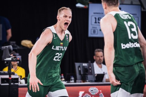 Trilerį išgyvenusi Lietuvos 3x3 rinktinė – pasaulio čempionato finale!