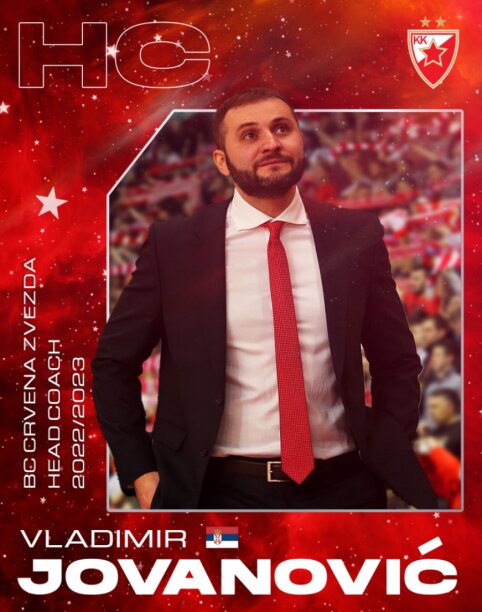 „Crvena Zvezda“ naujuoju treneriu tapo V. Jovanovičius