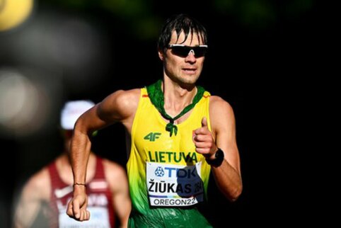 Lietuvos sportinio ėjimo čempionais tapo M. Žiūkas ir M. Vaiciukevičiūtė