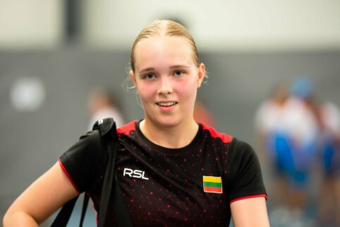Badmintoninkė V. Paulauskaitė iškovojo bronzą EJOF varžybose