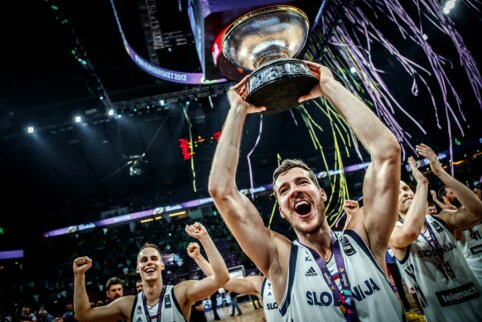 Slovėnijos laimėjimas – G. Dragičius padės slovėnams ginti Europos čempionų titulą
