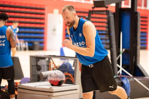 A. Milaknis pluša „Baskonia“ treniruotėse