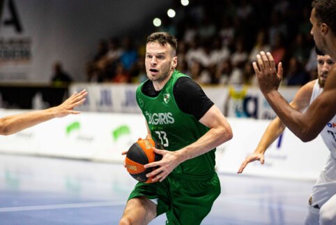Šešiolika tritaškių pataikęs „Žalgiris“ nusileido „Real“