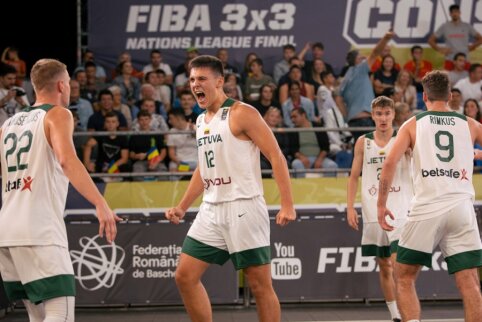 Lietuvos U21 rinktinės pateko į 3x3 Tautų lygos atkrintamąsias