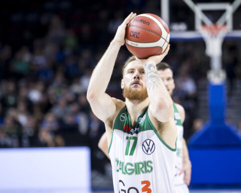 Pirmoji „Žalgirio“ pergalė Eurolygoje: Brazdeikio taškai palaužė „Virtus“