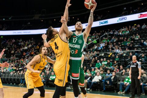 „Žalgiris“ neturėjo vargo su „Šiauliais“