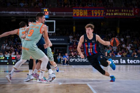 Lietuvių akistatoje – išvarytas „Baskonia“ treneris ir kėlinys, perlaužęs rungtynes