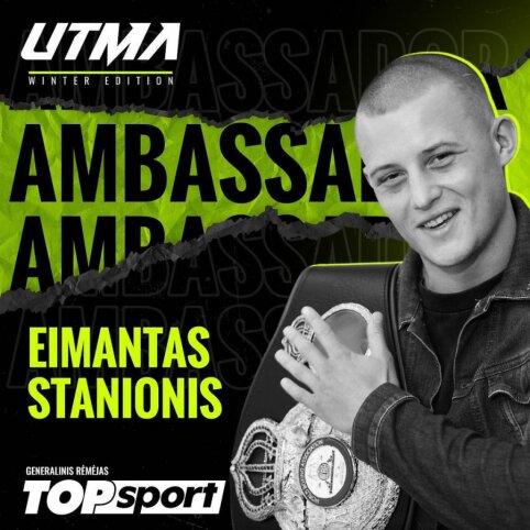 E. Stanionis tapo UTMA ambasadoriumi