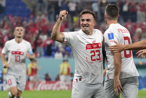 Brazilija ir Šveicarija išsikovojo kelialapius į pasaulio čempionato atkrintamąsias