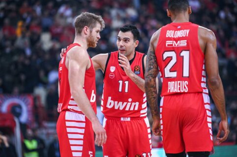 Eurolygos grandų dvikovoje „Olympiakos“ pranoko „Real“