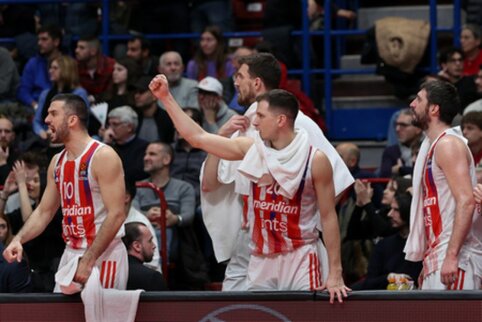 Pralaimėjimų seriją nutraukusi „Crvena Zvezda“ išvykoje patiesė „Maccabi“ ekipą