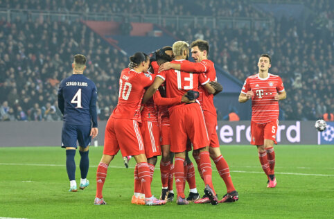 Čempionų lyga: „Bayern“ išvykoje įveikė PSG futbolininkus