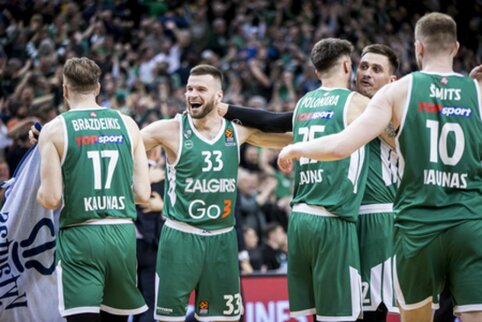 Svajonė – rankose: „Bayern“ nugalėjęs „Žalgiris“ įsėdo į Eurolygos atkrintamųjų traukinį