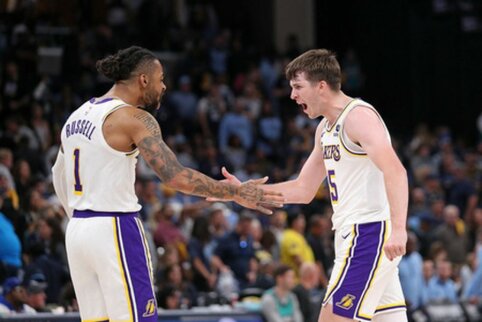 „Lakers“ atkrintamųjų pradžioje įveikė be J. Moranto likusią „Grizzlies“ komandą