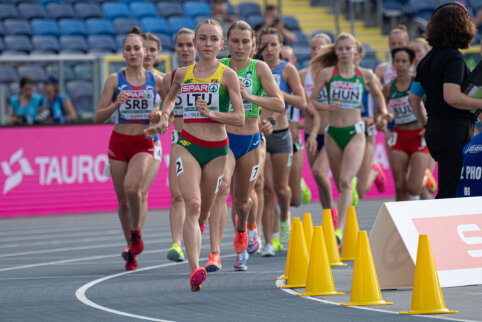 G. Karinauskaitė ir T. Keršulis – Europos U23 čempionato finale