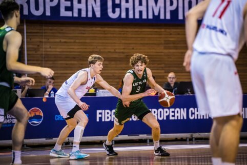 Europos U20 čempionate lietuviai užėmė aštuntą vietą