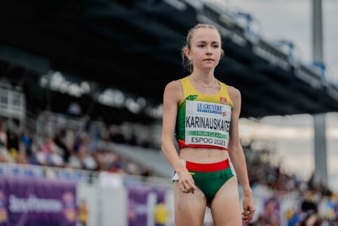 G. Karinauskaitė iškovojo sidabro medalį Europos U23 čempionate