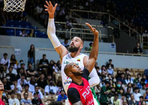 Priešpaskutinėse kontrolinėse rungtynėse Lietuva palaužė Puerto Riką