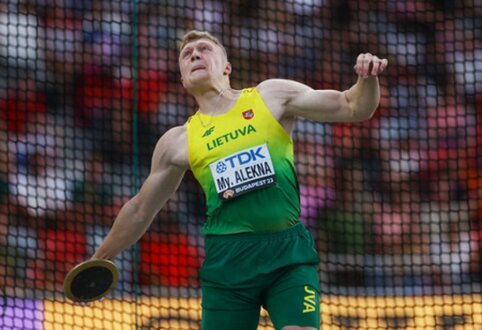 Europos čempionato finale – Mykolas Alekna bei A. Gudžius