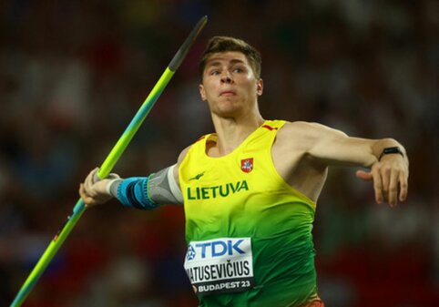 Estijoje – fantastiškas E. Matusevičiaus ieties metimas, užtikrinęs vietą olimpiadoje