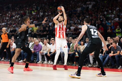 Pirmosiose Eurolygos rungtynėse – solidus R. Giedraitis ir „Crvena Zvezda“ pergalė