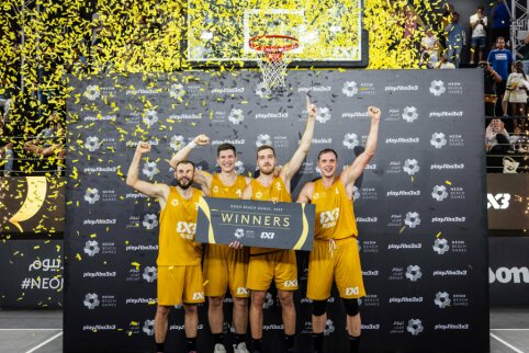 Plungės 3x3 komanda triumfavo Neomo „Challenger“ turnyre