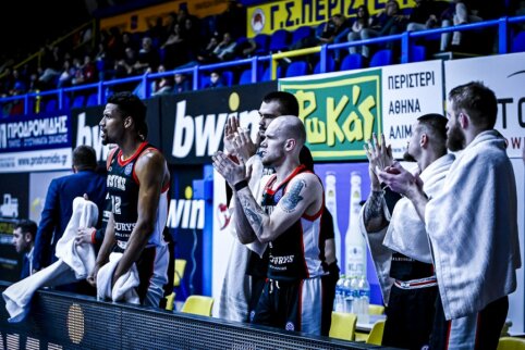 Fiasko: „Rytas“ savo pasirodymą Čempionų lygoje baigė pralaimėjimu prieš „Peristeri“