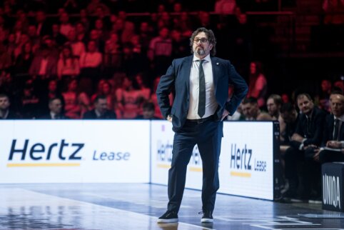 A. Trinchieri: apie rungtynes tuščioje arenoje, „Maccabi“ lyderį bei D. Giedraičio situaciją