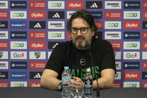 A. Trinchieri pasitinka rungtynes su „Bayern“: „Turime nesubyrėti stresinėse situacijose“