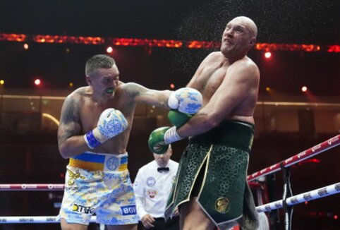 Fantastiškoje kovoje T. Fury įveikęs O. Usykas – nenuginčijamas pasaulio čempionas