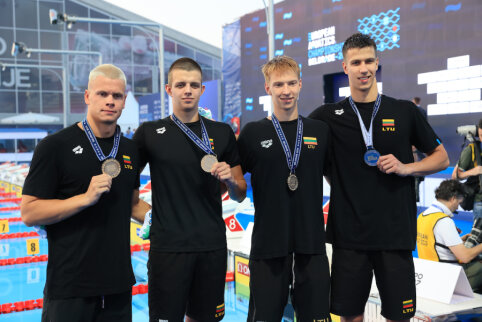 Unikalus pasiekimas: D. Rapšio įkvėpta estafetės rinktinė – Europos čempionai