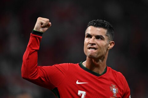 40-metis, bet vis dar pajėgus: C. Ronaldo įvartis išvedė Portugaliją į Tautų lygos finalą