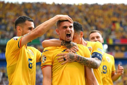 EURO 2024: Rumunijos lygiosios prieš Slovakiją jiems nukalė pirmąją vietą E grupėje